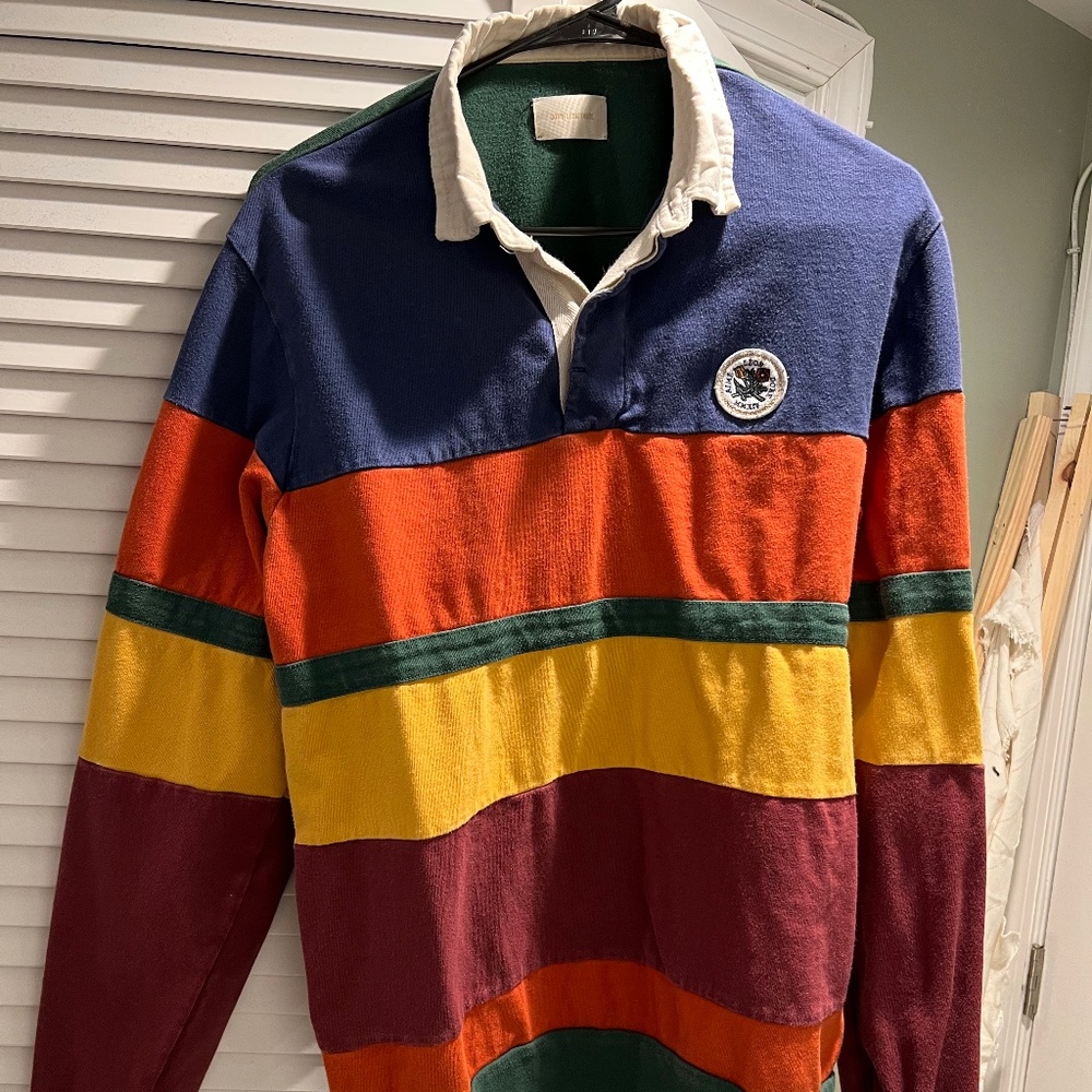 Aime Leon Dore color block Rugby Shirt